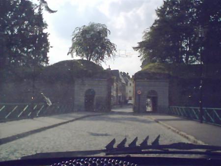 la sortie de la base de loisirs